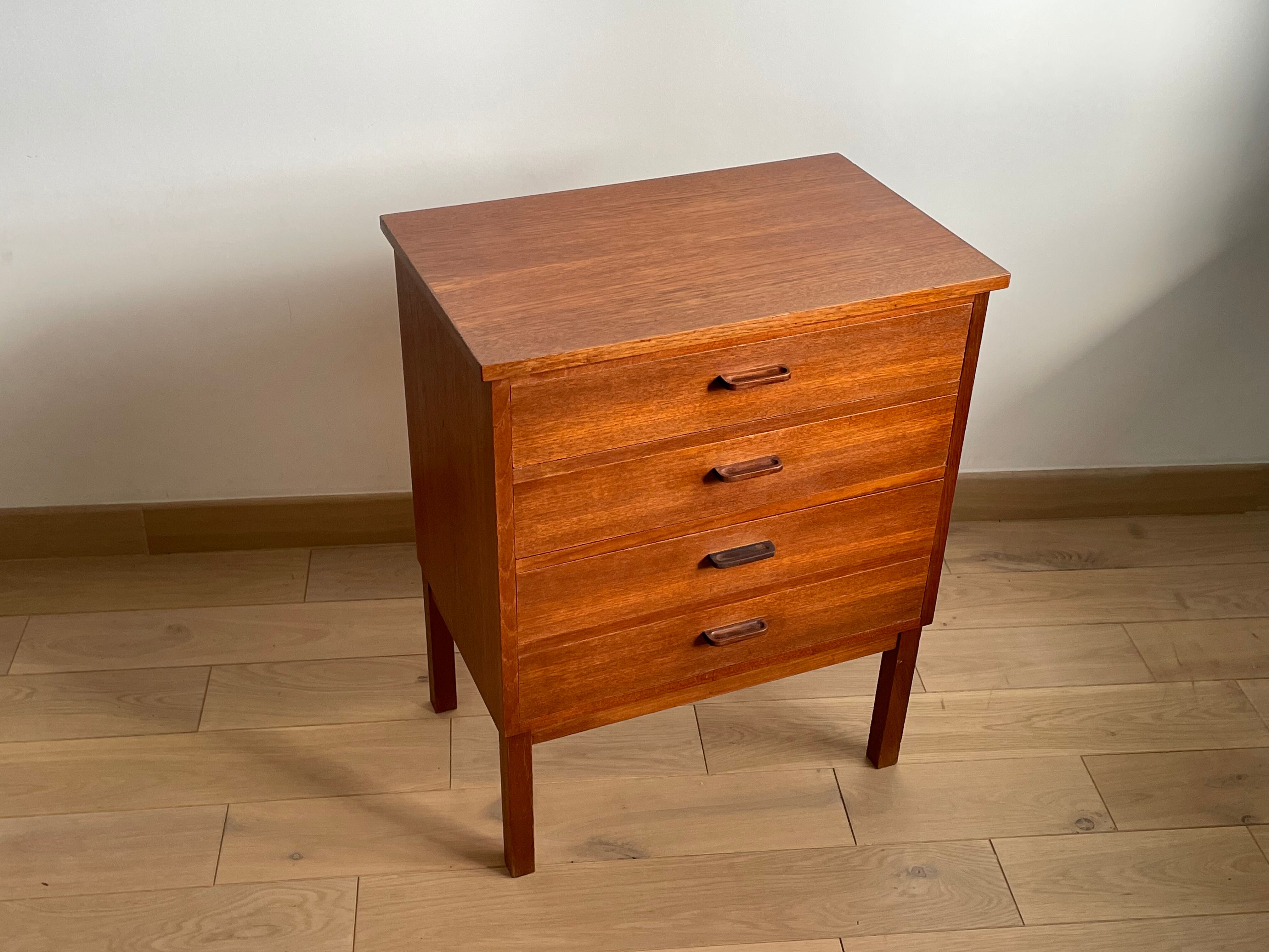 Commode scandinave en teck Soborg Mobler