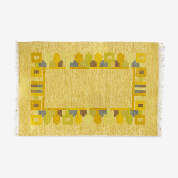 Scandinavian 20th century modern rug by Kerstin Persson. 242 X 164 cm