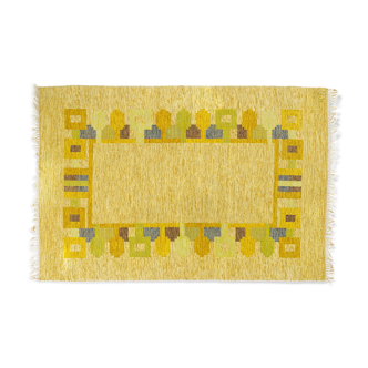 Scandinavian 20th century modern rug by Kerstin Persson. 242 X 164 cm