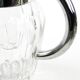 Art Deco wine jug, transparent glass, Germany, 1920s