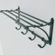 Vintage coat rack / hat stand in cast iron, 1930s Art Deco.