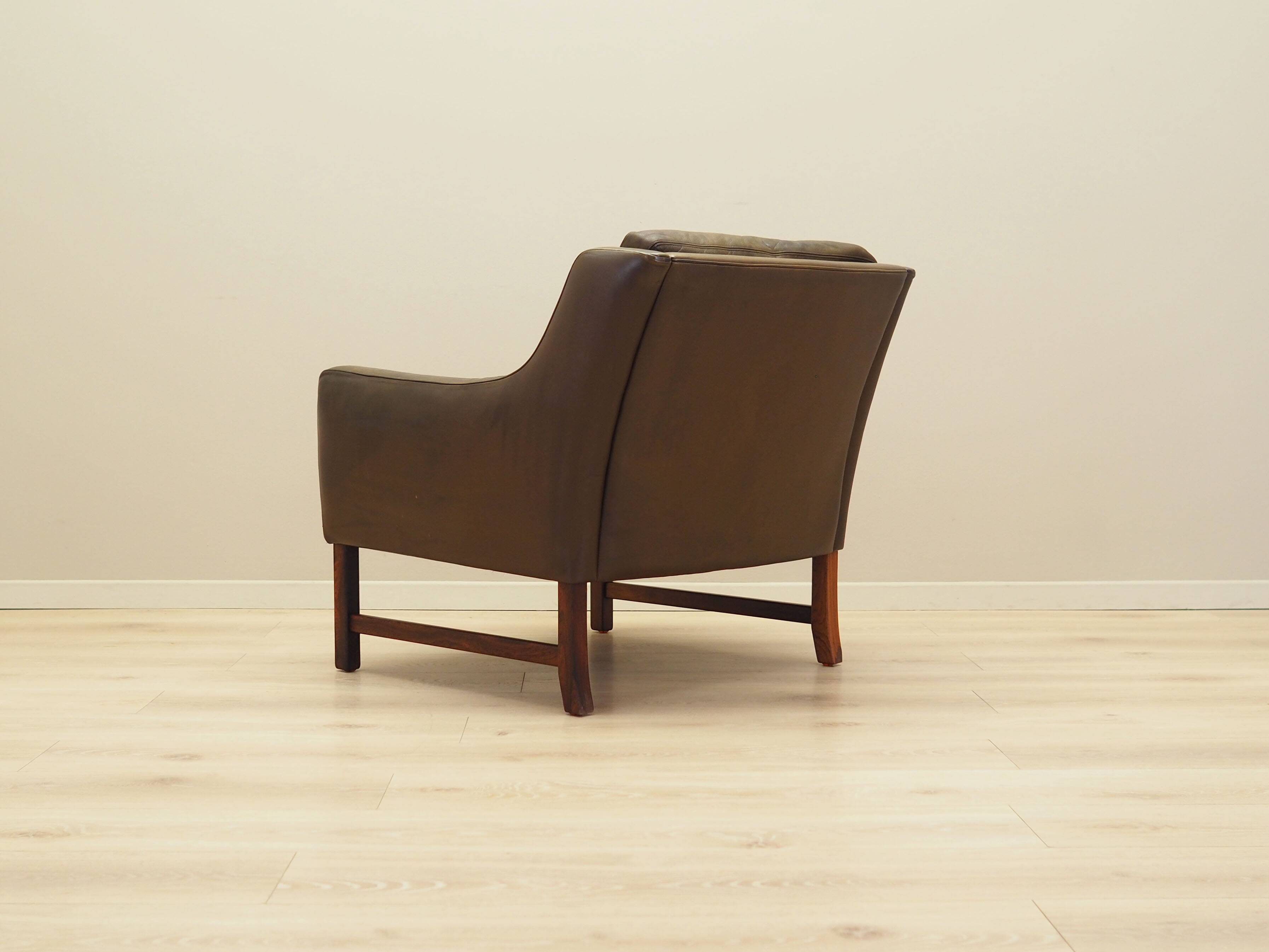 Rosewood armchair, Scandinavian design, 1960s, designer: Fredrik Kayser, pr