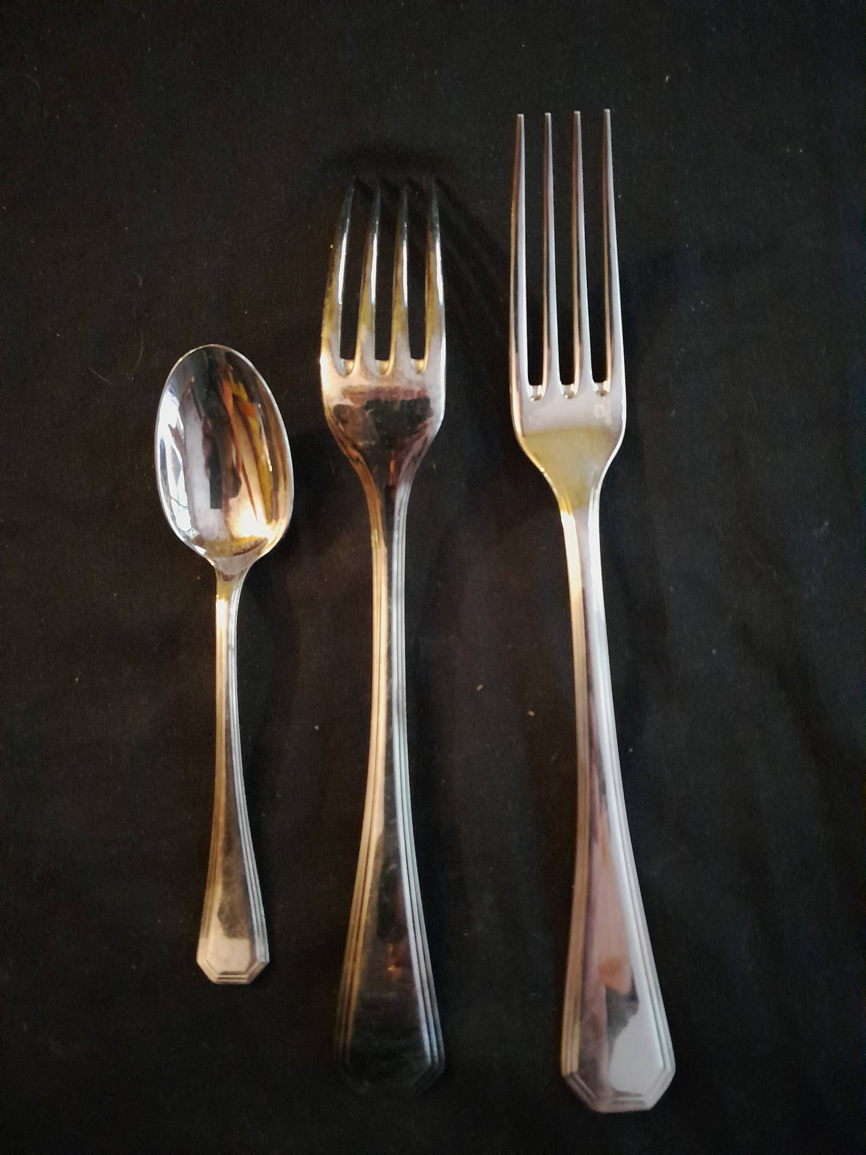 menagere 37 pieces christofle model art deco america