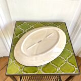 Ancient Moroccan ceramic serving dish