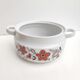 Seventies ceramic soup kitchen decoration flowers Bavaria Schumann