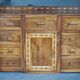 Buffet/ commode bois massif arts & crafts - France 1950