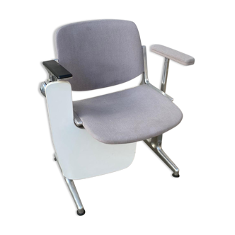 Giancarlo Piretti chair by conference castelli with tablet