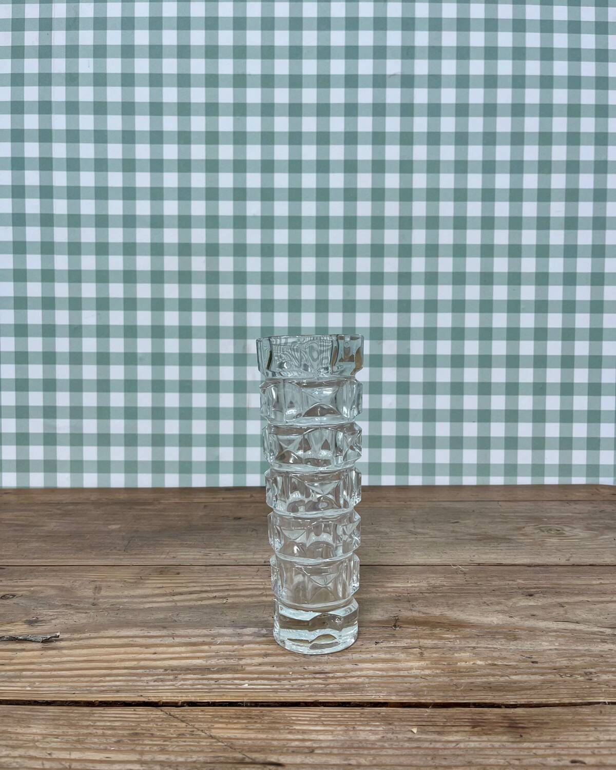 Vintage crystal vase
