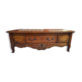Cross-drawer coffee table