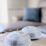 Set of 2 diamond point ceiling lights (L-0185-2)