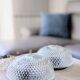 Set of 2 diamond point ceiling lights (L-0185-2)