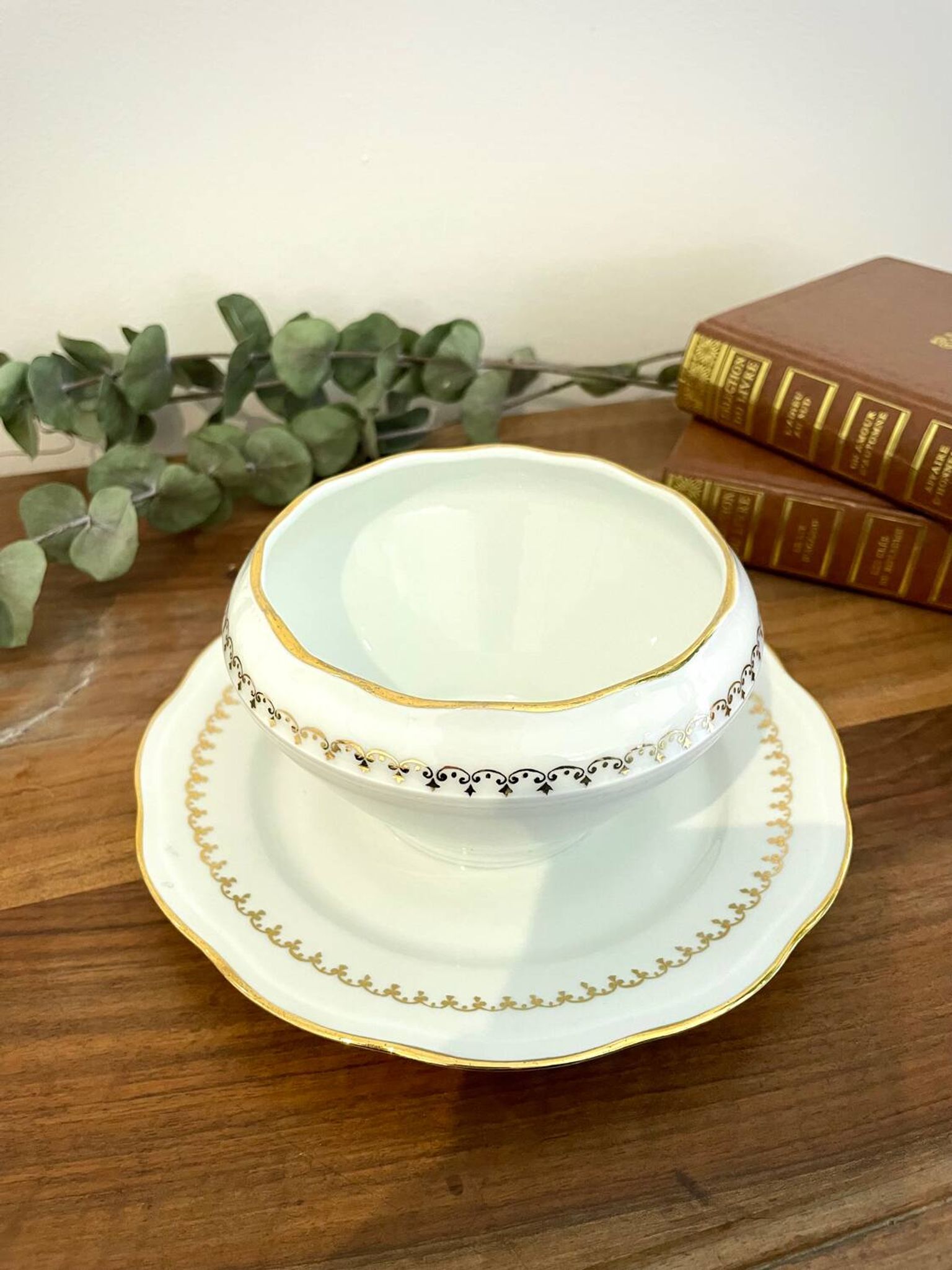 SEP porcelain gravy boat