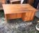 Vintage double workshop desk