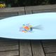 Ceramic dish from the faiencerie of M.B.F.A Pornic model sidonie blue