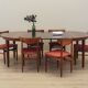 Set of six rosewood chairs, Danish design, 1970s,  Skovby Møbelfabrik