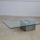 Table basse verre saporiti 1970