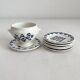 7 pieces of antique earthenware tea set
