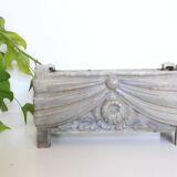Art deco cast iron planter
