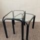 Pair of 2 vintage pull-out tables from the 70s-80s