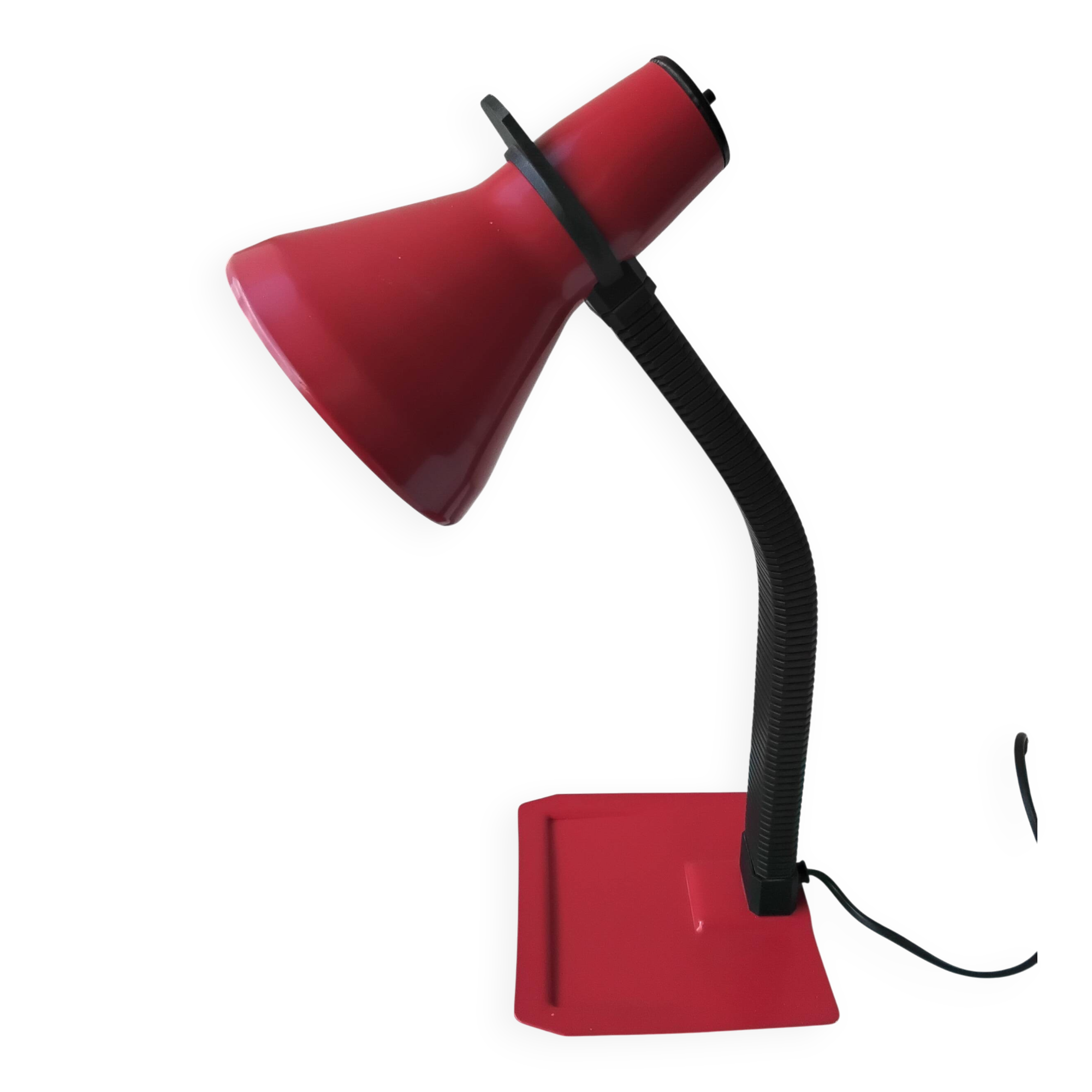 Lampe de bureau rouge