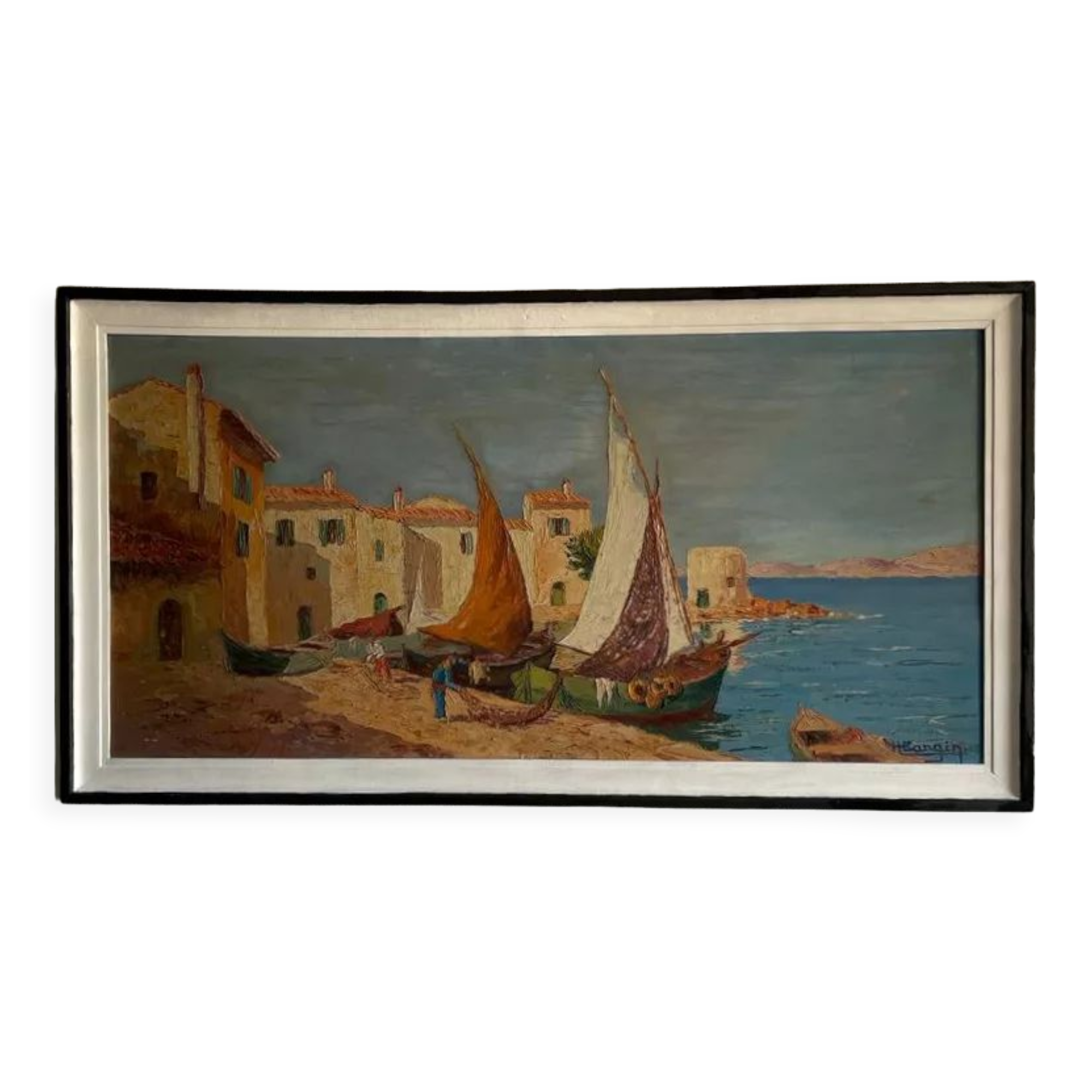 Port of Provence 1942 - Henri Edouard Bargin (1906-1980)