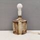 Ceramic table lamp by Heico Nitzsche for Søholm, Denmark, 1970s.