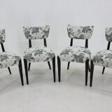 4 1950s Jindrich Halabala dining chairs,Czechoslovakia