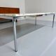 Florence Knoll 70s vintage metal marble coffee table