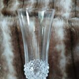 2 crystal champagne flutes