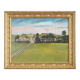 Peinture « The Farm », design scandinave, années 1970