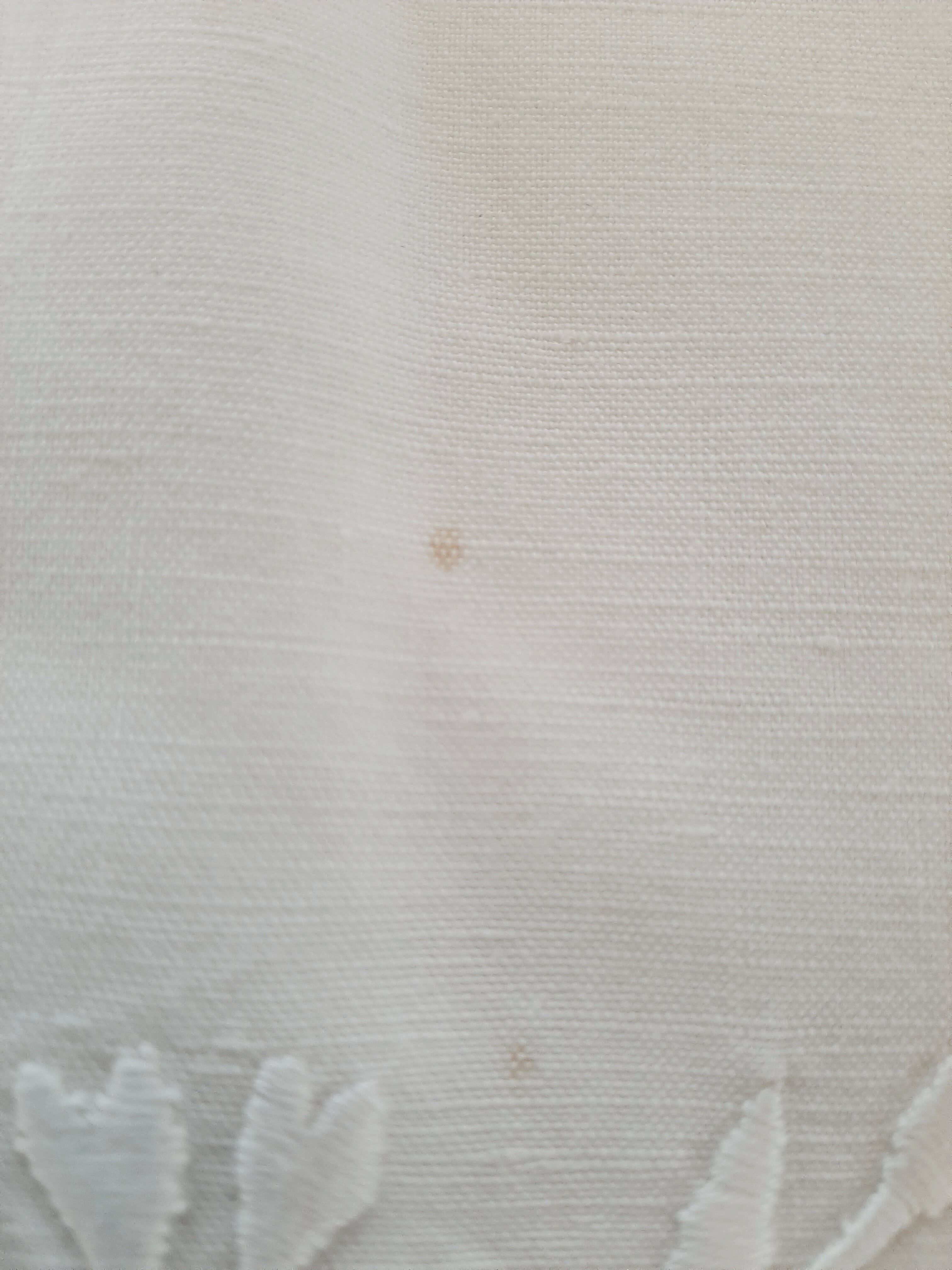 YM linen monogram embroidered sheet