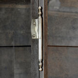 Polished iron medical cabinet, 1910s