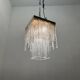 Murano Glass Rod Ceiling Light Flushmount