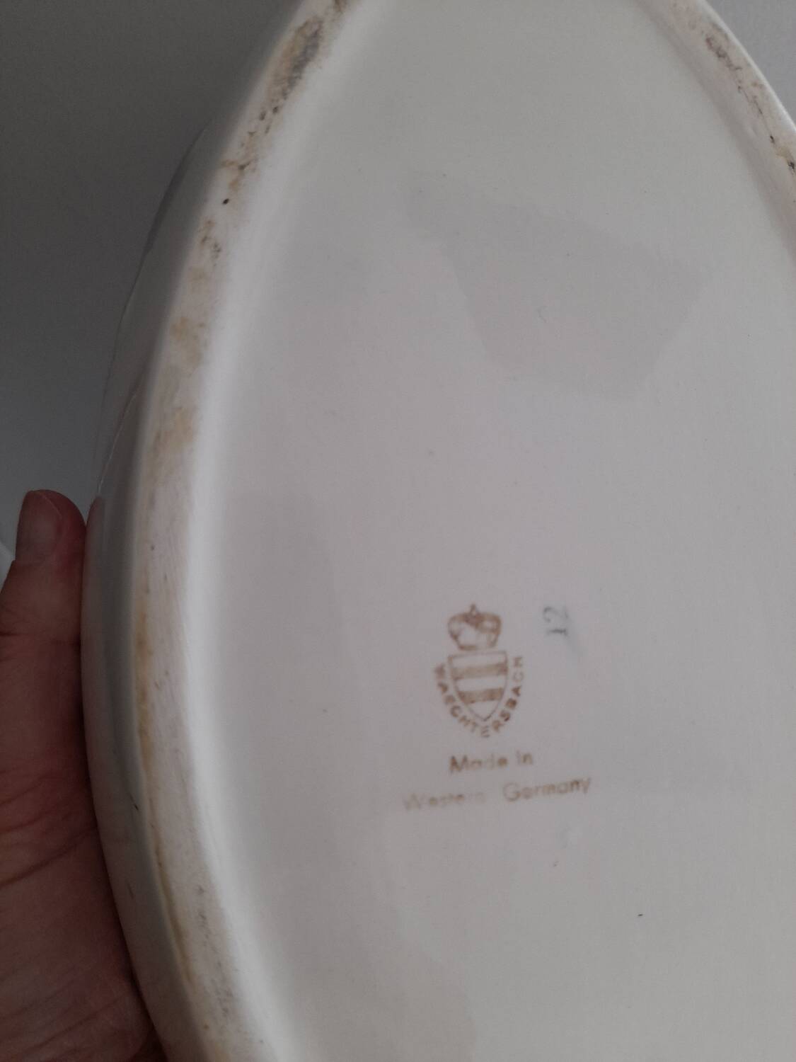 Superb Waechtersbach deer dish game hunting