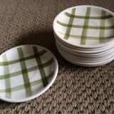 Series of 11 plates