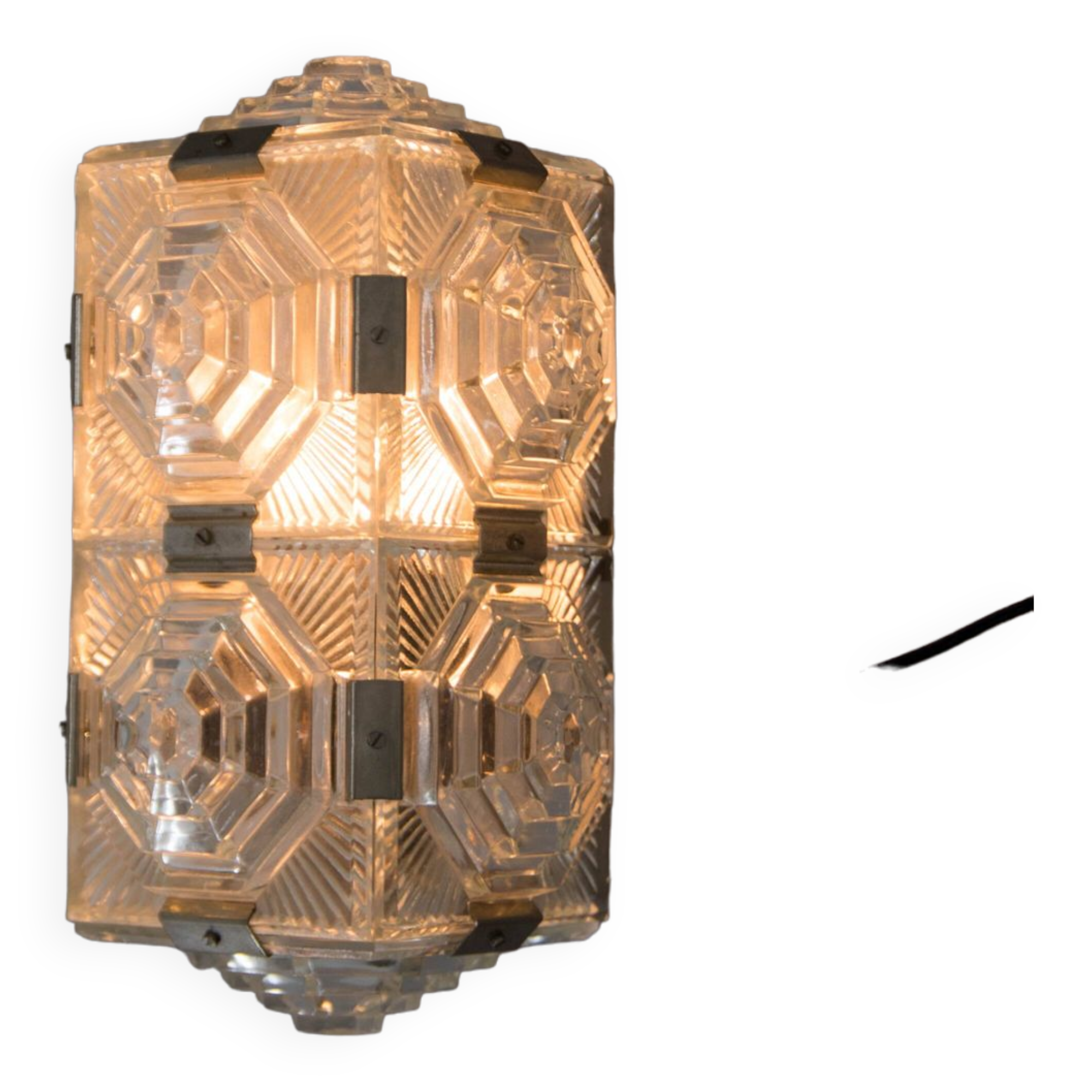 Brutalist Wall Light by Bejvl for Kamenicky Senov, 1970s