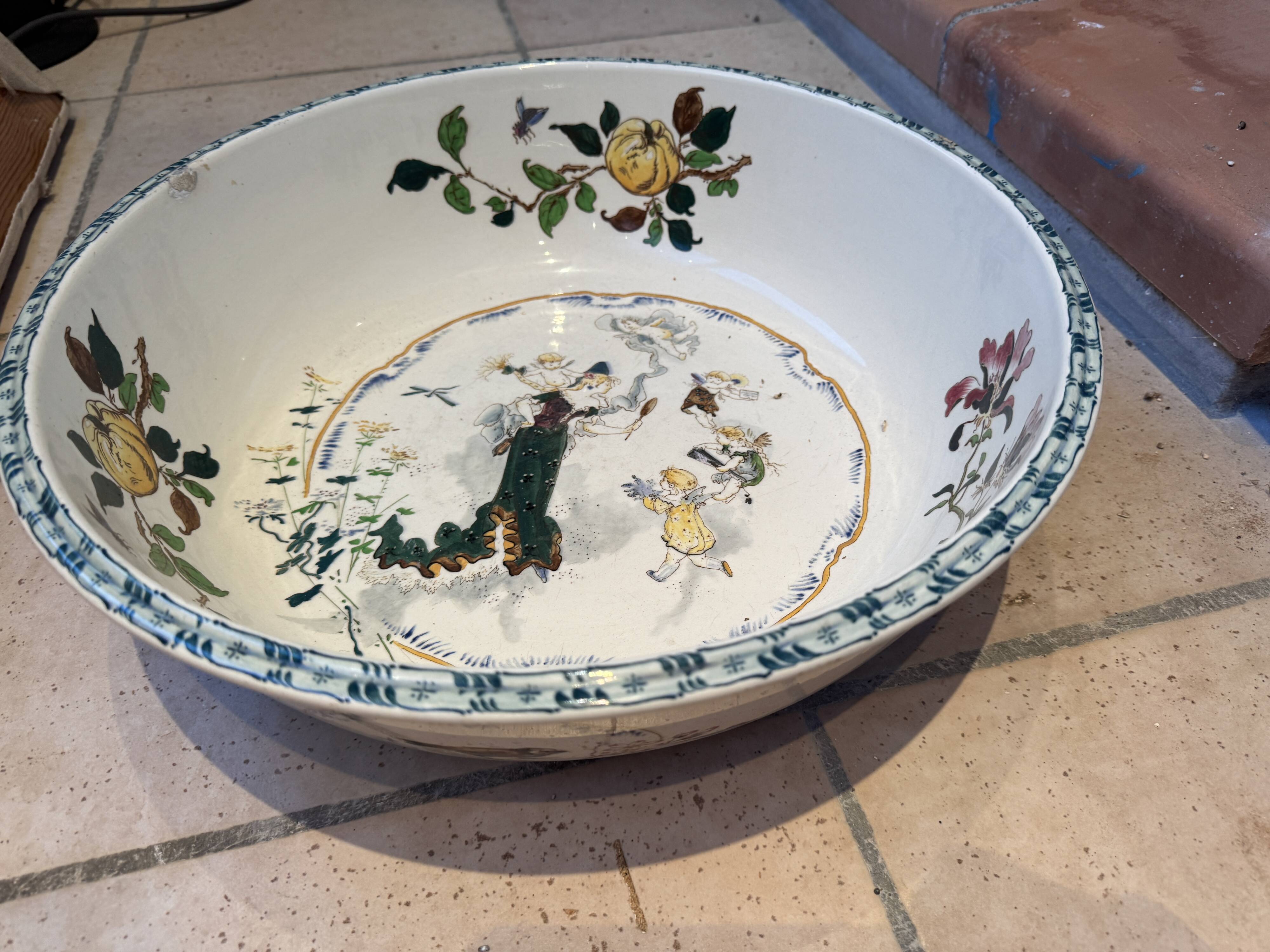 Bassine de toilette  Sarreguemines