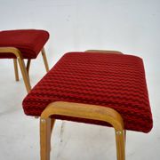 Tabourets en hêtre Ludvik Volak des années 1960 par Drevopodnik Holesov, Tchécoslovaquie