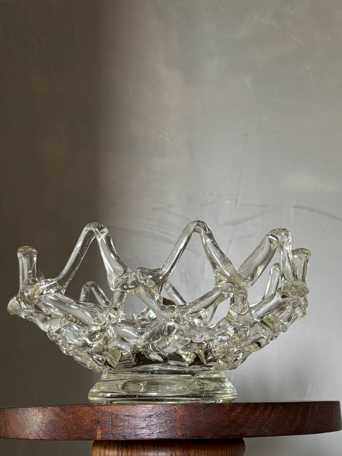 Blown glass cup - Italy 1950