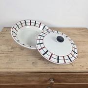 Soup tureen with lid Lou Basquez manufacture Saint-Amand