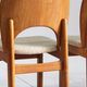 Chaises de salle à manger vintage en teck danois par Glostrup, lot de 5