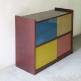 Vintage modernist library from the 60s