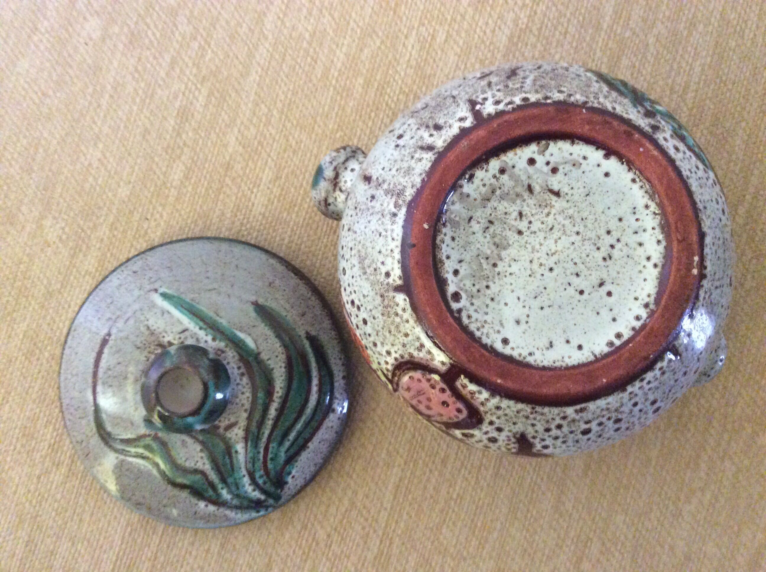 Pot with Ceramic Lid Vallauris