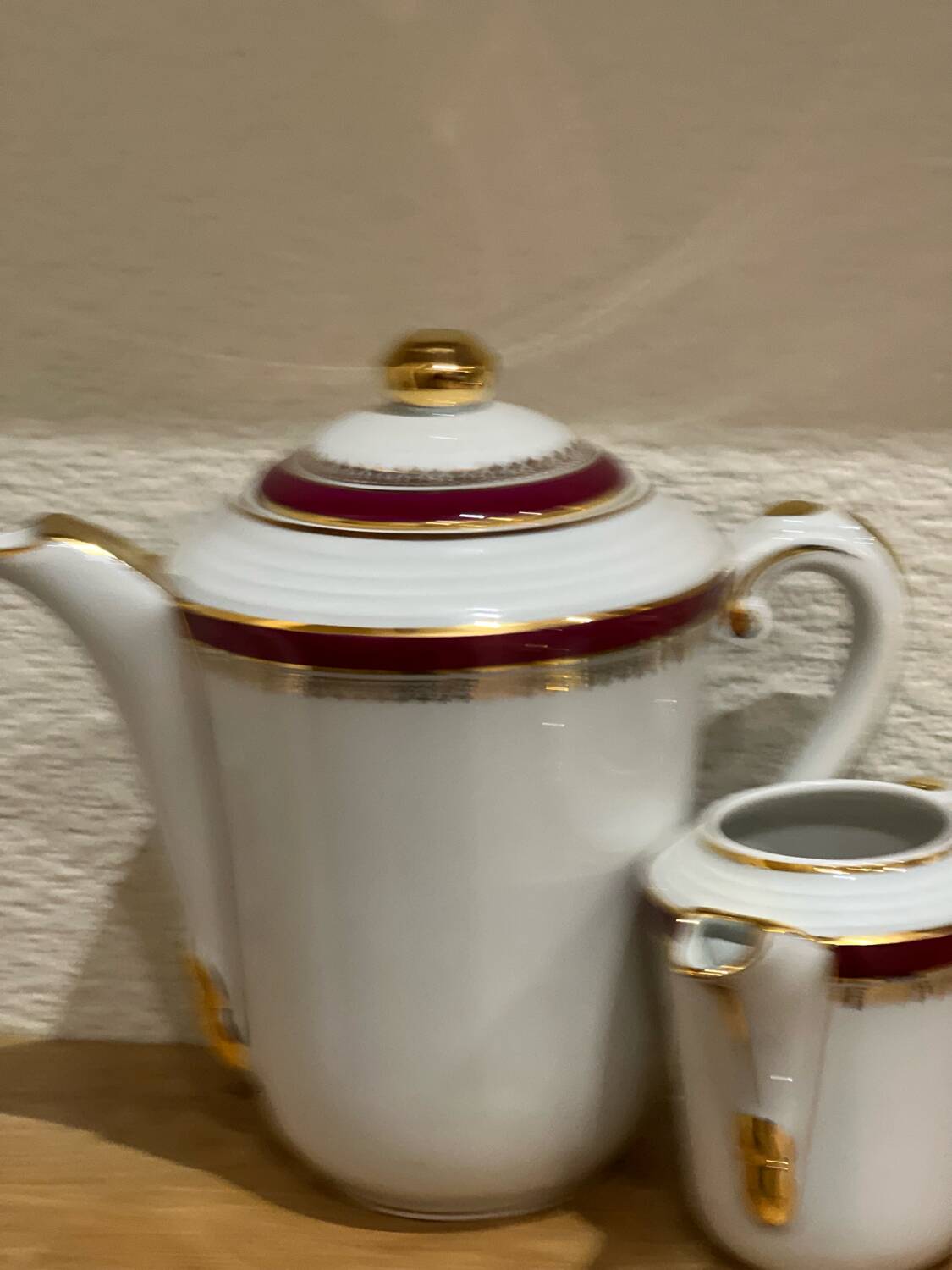 Limoges porcelain coffee service for 6 people