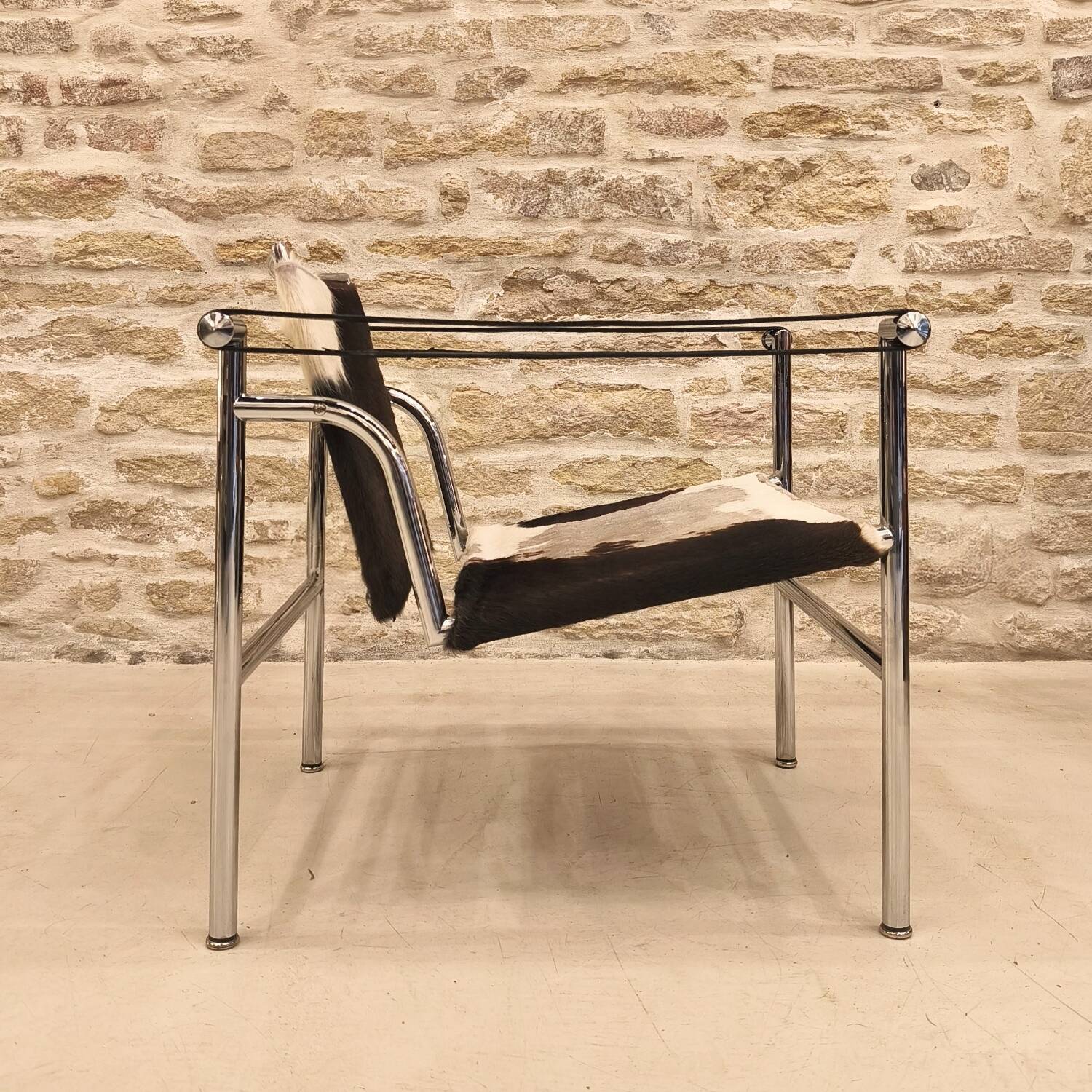 LC1 armchair designed by Perriand / Le Corbusier, Cassina, 1960