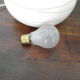Enamelled ceramic lamp foot