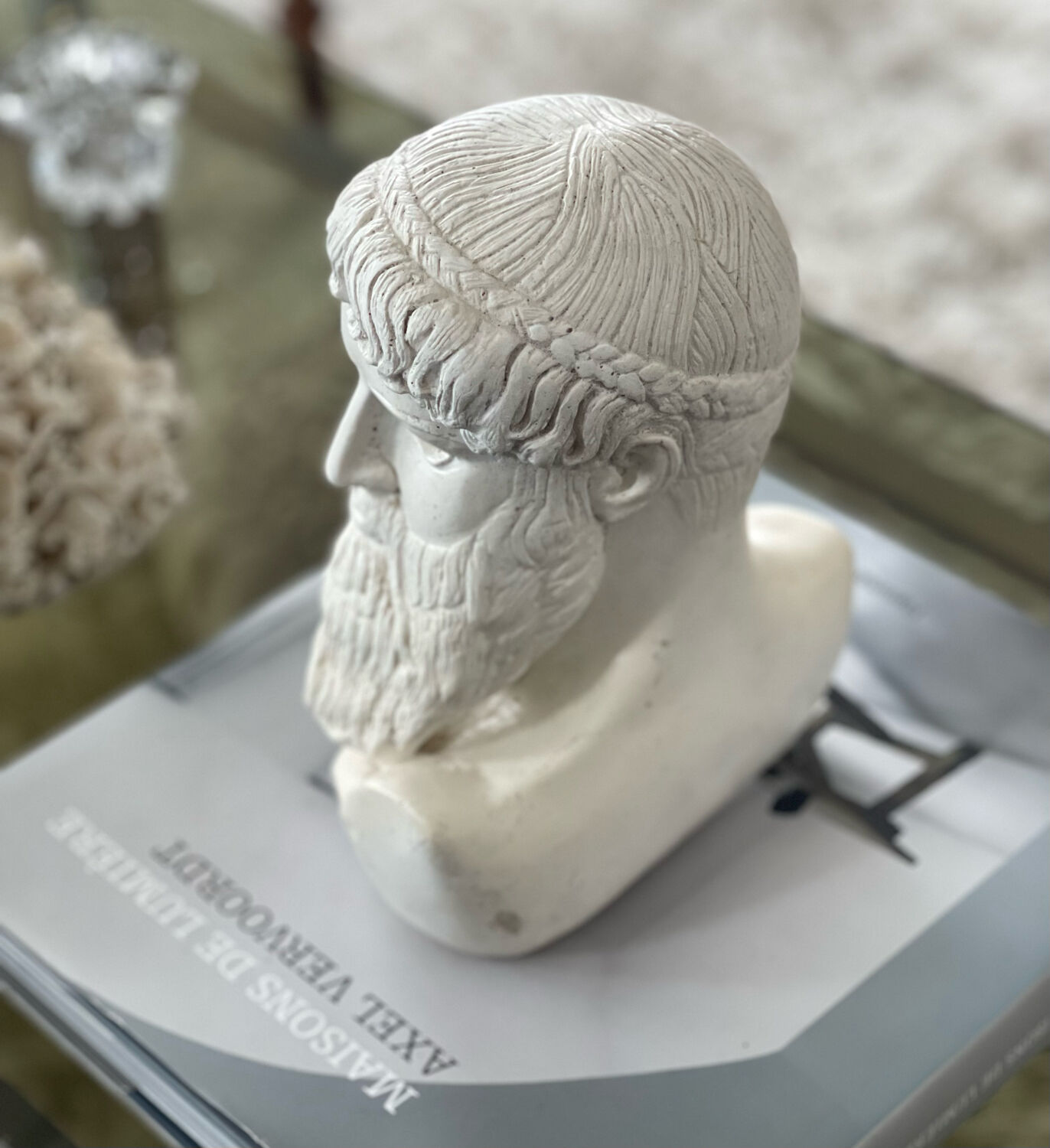 Greek plaster bust