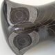 Engraved black ceramic owl signed Mexico