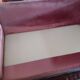 Sofa 2 places, removable, in powder pink velvet