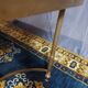 1960 brass and marble coffee table